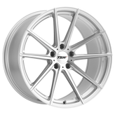 TSW Wheels - BATHURST - Gunmetal - SILVER W/ MIRROR CUT FACE - 18" x 9", 3 Offset, 5x114.3 (Bolt Pattern), 76.1mm HUB