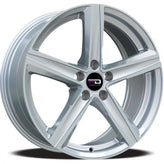 Euro Design - Spa - Silver - Silver - 18" x 8", 25 Offset, 5x112 (Bolt Pattern), 66.5mm HUB