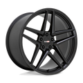 Cray Wheels - PANTHERA - Black - SEMI GLOSS BLACK - 19" x 10.5", 68 Offset, 5x120.65 (Bolt Pattern), 70.3mm HUB