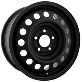 Envy Wheels - NX4 STEEL WHEEL - Black - FLAT BLACK - 16" x 6.5", 40 Offset, 5x115 (Bolt Pattern), 70.3mm HUB