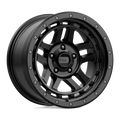 KMC Wheels - KM540 RECON - Black - SATIN BLACK - 17" x 9", -12 Offset, 5x127 (Bolt Pattern), 78.1mm HUB