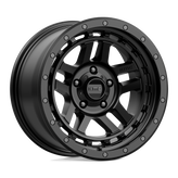 KMC Wheels - KM540 RECON - Black - SATIN BLACK - 17" x 9", -12 Offset, 5x127 (Bolt Pattern), 78.1mm HUB