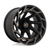 XD Series - XD860 ONSLAUGHT - Black - SATIN BLACK WITH BRONZE TINT - 22" x 12", -44 Offset, 6x139.7 (Bolt Pattern), 106.1mm HUB