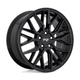 Niche - M224 GAMMA - Black - Gloss Black - 18" x 8", 42 Offset, 5x112 (Bolt Pattern), 66.6mm HUB