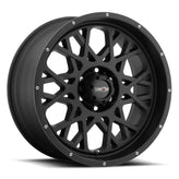 Vision Wheel Off-Road - 412 ROCKER - Black - SATIN BLACK - 22" x 10", -19 Offset, 8x165.1 (Bolt Pattern), 125.2mm HUB