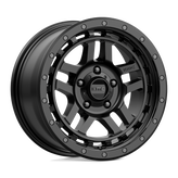 KMC Wheels - KM540 RECON - Black - SATIN BLACK - 17" x 8.5", 18 Offset, 5x127 (Bolt Pattern), 71.5mm HUB