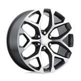 OE Creations - PR176 - Gunmetal - GUNMETAL MACHINED - 26" x 10", 24 Offset, 6x139.7 (Bolt Pattern), 78.1mm HUB