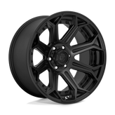 Fuel - D706 SIEGE - Black - MATTE BLACK - 20" x 10", -18 Offset, 6x135 (Bolt Pattern), 87.1mm HUB