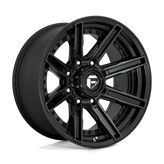 Fuel - D708 ROGUE - Black - GLOSS MACHINED DOUBLE DARK TINT - 20" x 10", -18 Offset, 8x170 (Bolt Pattern), 125.1mm HUB