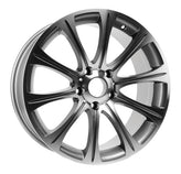 DTD - Replica - Silver - Silver - 18" x 8", 20 Offset, 5x120 (Bolt Pattern), 72.6mm HUB