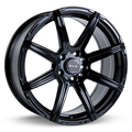 RTX Wheels - Compass - Black - Gloss Black - 18" x 8", 40 Offset, 5x108 (Bolt Pattern), 63.4mm HUB