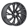 Redbourne Wheels - NOBLE - Gunmetal - MATTE GUNMETAL - 20" x 9.5", 32 Offset, 5x120 (Bolt Pattern), 72.56mm HUB