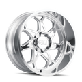 Cali Off-Road - SEVENFOLD - Chrome - POLISHED - 20" x 10", -25 Offset, 8x170 (Bolt Pattern), 130.8mm HUB