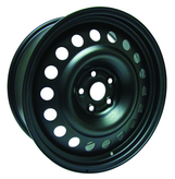 RTX Wheels - Steel Wheel - Black - Black - 17" x 6.5", 40 Offset, 5x115 (Bolt Pattern), 70.3mm HUB