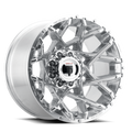 American Truxx - GRIDLOCK - Chrome - POLISHED - 20" x 12", -44 Offset, 8x180 (Bolt Pattern), 124.2mm HUB