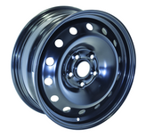 RTX Wheels - Steel Wheel - Black - Black - 16" x 6.5", 50 Offset, 5x112 (Bolt Pattern), 57.1mm HUB