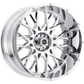 Vision Wheel Off-Road - 412 ROCKER - Chrome - CHROME - 20" x 10", -25 Offset, 5x127 (Bolt Pattern), 78.1mm HUB