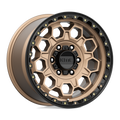 KMC Wheels - KM545 TREK - Bronze - MATTE BRONZE WITH BLACK LIP - 17" x 9", 18 Offset, 6x139.7 (Bolt Pattern), 106.1mm HUB