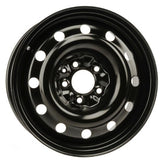 RNB - STEEL WHEEL - Black - Gloss Black - 16" x 6.5", 42 Offset, 5x114.3 (Bolt Pattern), 67.1mm HUB