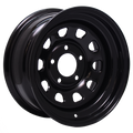 Envy Wheels - 101MB D WINDOW - Black - GLOSS BLACK - 15" x 7", -6 Offset, 5x127 (Bolt Pattern), 84mm HUB