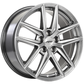 ART - Replica 97 - Silver - Titanium - 18" x 8", 45 Offset, 5x114.3 (Bolt Pattern), 60.1mm HUB