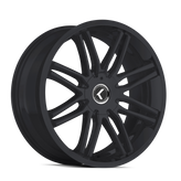 Kraze Wheels - CRAY - Black - SATIN BLACK - 18" x 8", 40 Offset, 5x112, 114.3 (Bolt Pattern), 73mm HUB