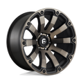 Fuel - D636 DIESEL - Black - MATTE BLACK DOUBLE DARK TINT - 20" x 9", 1 Offset, 6x139.7 (Bolt Pattern), 108mm HUB