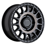 Black Rhino Powersports - SANDSTORM UTV - Black - SEMI GLOSS BLACK W/ MACHINED TINT - 15" x 7", 36 Offset, 4x137 (Bolt Pattern), 106.1mm HUB