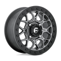 Fuel UTV - D919 TECH BEADLOCK - Gunmetal - MATTE GUN METAL BLACK BEAD RING - 15" x 7", 38 Offset, 4x156 (Bolt Pattern), 132mm HUB