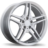 Replika - R170 - Silver - Gloss Silver - 17" x 8", 32 Offset, 5x112 (Bolt Pattern), 66.5mm HUB