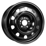 RNB - STEEL WHEEL - Black - Gloss Black - 17" x 7", 44 Offset, 5x110 (Bolt Pattern), 65.1mm HUB