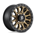 Fuel UTV - D600 VECTOR - Bronze - MATTE BRONZE BLACK BEAD RING - 14" x 7", 38 Offset, 4x137 (Bolt Pattern), 110.1mm HUB