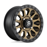 Fuel UTV - D600 VECTOR - Bronze - MATTE BRONZE BLACK BEAD RING - 14" x 7", 38 Offset, 4x137 (Bolt Pattern), 110.1mm HUB