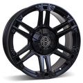 RSSW - Krawler - Black - Matte black - 20" x 9", 20 Offset, 8x165.1 (Bolt Pattern), 121mm HUB