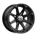 MSA Offroad Wheels - M12 DIESEL - Black - GLOSS BLACK - 14" x 7", 10 Offset, 4x156 (Bolt Pattern), 132mm HUB