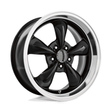 OE Creations - PR106 - Black - GLOSS BLACK/MACHINED LIP - 17" x 8", 0 Offset, 5x120.65 (Bolt Pattern), 73.1mm HUB