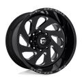 Fuel - D637 VORTEX - Black - GLOSS BLACK MILLED - 20" x 10", -18 Offset, 8x165.1 (Bolt Pattern), 125.1mm HUB