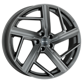 Mak Wheels - QVATTRO - Gunmetal - M-TITAN DARK - 20" x 9", 49 Offset, 5x112 (Bolt Pattern), 57.1mm HUB