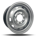 DTD - Steel - Silver - Silver - 18" x 8", 43 Offset, 8x180 (Bolt Pattern), 124.1mm HUB