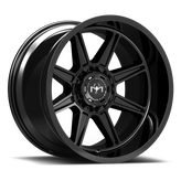 Motiv Off Road - Balast - Black - Gloss Black - 18" x 9", 18 Offset, 8x165.1 (Bolt Pattern), 125.2mm HUB