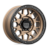 KMC Wheels - KM535 GRENADE OFF-ROAD - Bronze - MATTE BRONZE MATTE BLACK LIP - 16" x 8", -6 Offset, 6x139.7 (Bolt Pattern), 106.1mm HUB