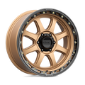 KMC Wheels - KM548 CHASE - Bronze - MATTE BRONZE WITH BLACK LIP - 20" x 9", 18 Offset, 6x139.7 (Bolt Pattern), 106.1mm HUB