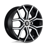 DUB - S209 ROYALTY - Black - GLOSS MACHINED DOUBLE DARK TINT - 22" x 9.5", 30 Offset, 6x135, 139.7 (Bolt Pattern), 87.1mm HUB