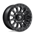 Fuel UTV - D579 VECTOR UTV - Black - MATTE BLACK - 15" x 7", 13 Offset, 4x156 (Bolt Pattern), 132mm HUB