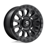 Fuel UTV - D579 VECTOR UTV - Black - MATTE BLACK - 15" x 7", 13 Offset, 4x156 (Bolt Pattern), 132mm HUB