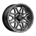 MSA Offroad Wheels - M26 VIBE - Gunmetal - DARK TINT - 14" x 7", 0 Offset, 4x110 (Bolt Pattern), 86mm HUB