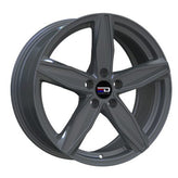 Euro Design - Berlin - Gunmetal - Matte Gunmetal - 18" x 8", 42 Offset, 5x108 (Bolt Pattern), 67.1mm HUB