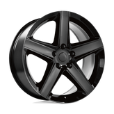 OE Creations - PR129 - Black - GLOSS BLACK - 20" x 9", 34 Offset, 5x127 (Bolt Pattern), 71.5mm HUB