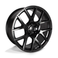 OE Creations - PR163 - Black - SATIN BLACK - 20" x 9", 20 Offset, 5x115 (Bolt Pattern), 71.5mm HUB