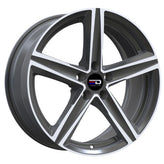 Euro Design - Spa - Gunmetal - Gunmetal Polished - 17" x 7.5", 40 Offset, 5x108 (Bolt Pattern), 67.1mm HUB